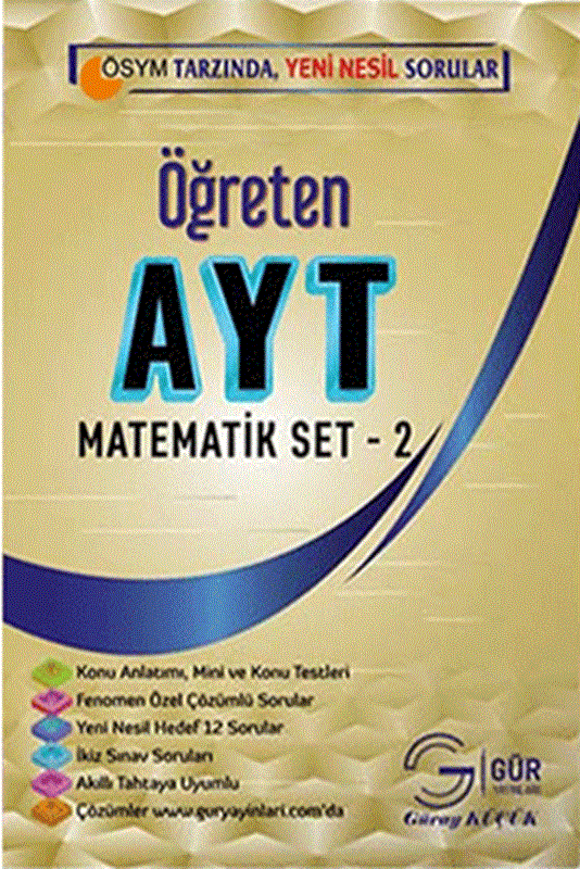 resm AYT Matematik Öğreten Set-2