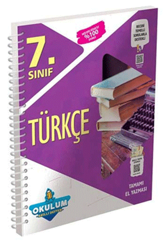 resm 7. Sınıf Türkçe Okulum Akıllı Defteri