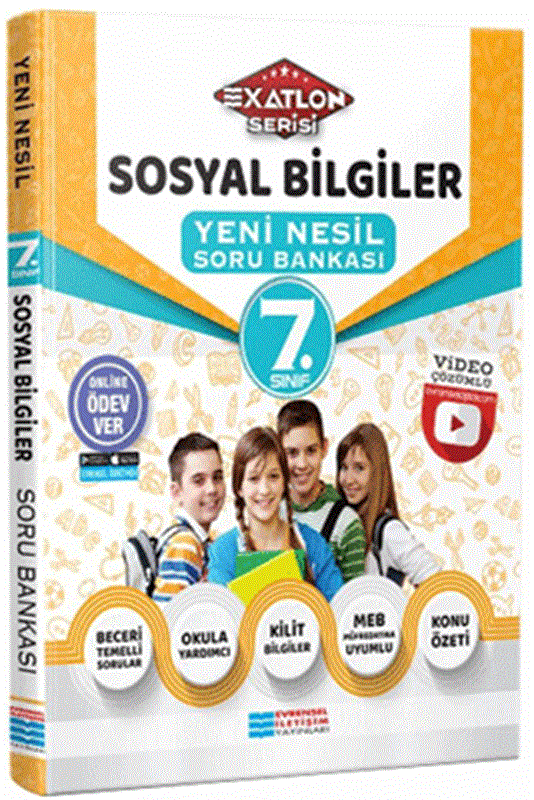 resm 7. Sınıf Sosyal Bilgiler Video Çözümlü Soru Bankası Exatlon Serisi