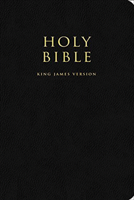 resm Holy Bible: King James Version, Black Leather