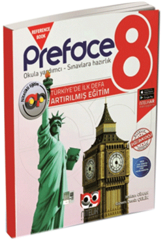 resm 8. Sınıf LGS İngilizce Preface Reference Book Artırılmış Konu Kitabı