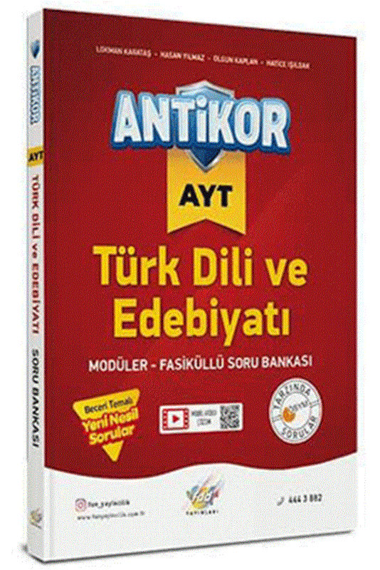 resm AYT Türk Dili ve Edebiyatı Antikor Modüler Fasiküllü Soru Bankası