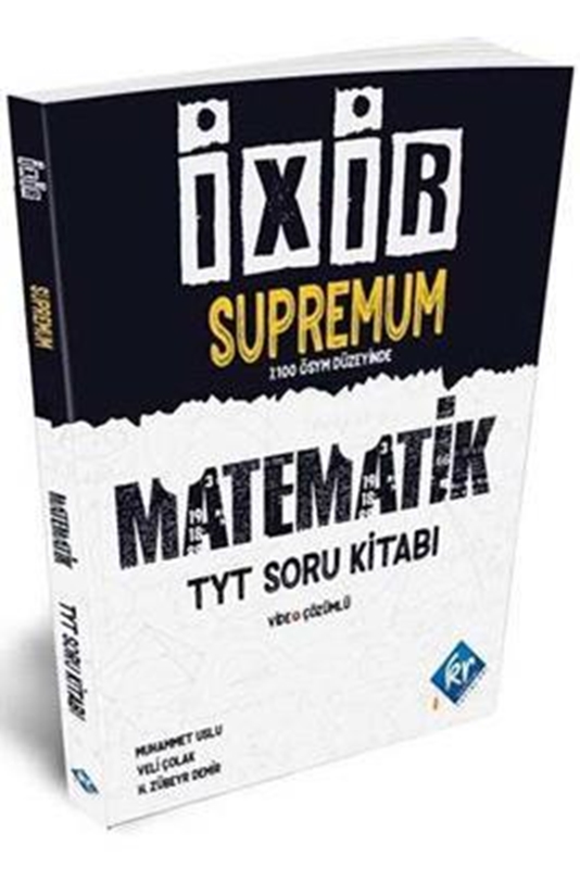 resm TYT Matematik İxir Supremum Video Çözümlü Soru Kitabı
