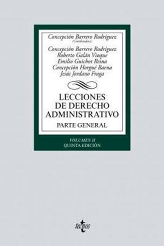 resm Lecciones de derecho administrativo II