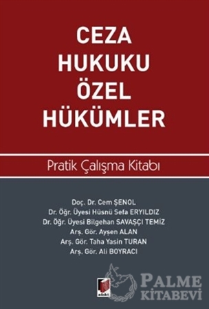 Resim Ceza Hukuku Özel Hükümler Pratik Çalışma Kitabı