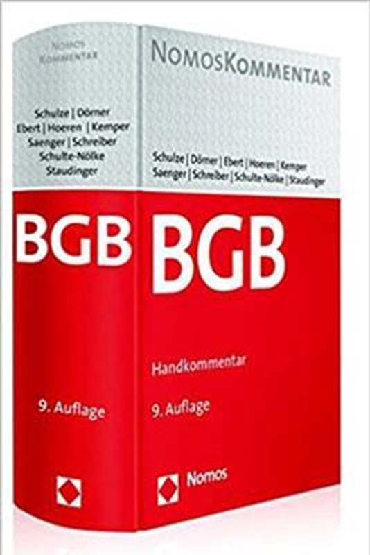 resm Burgerliches Gesetzbuch BGB 9e