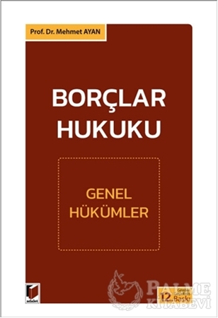 Resim Borçlar Hukuku Genel Hükümler