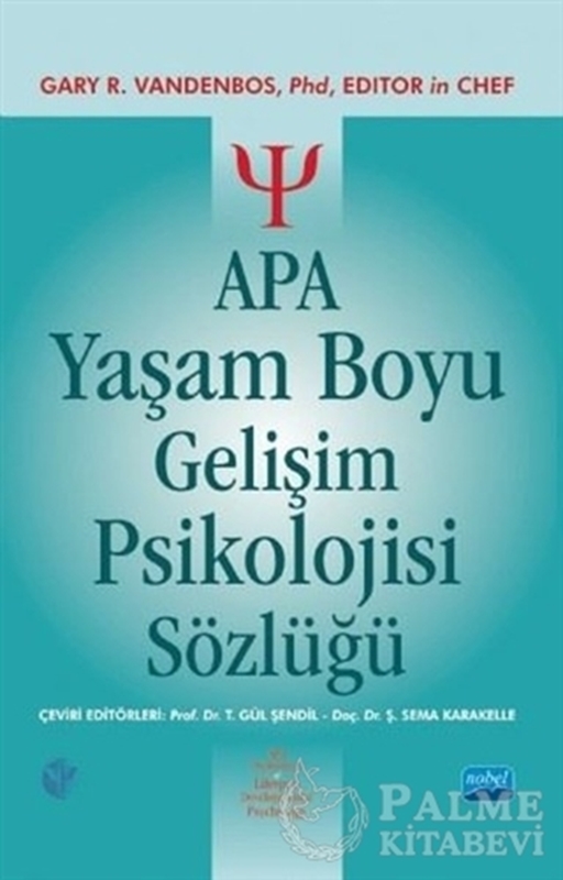 resm APA Yaşam Boyu Gelişim Psikolojisi Sözlüğü