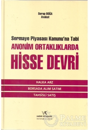 Resim Sermaye Piyasası Kanununa Tabi Ananim Ortaklıklarda Hisse Devri
