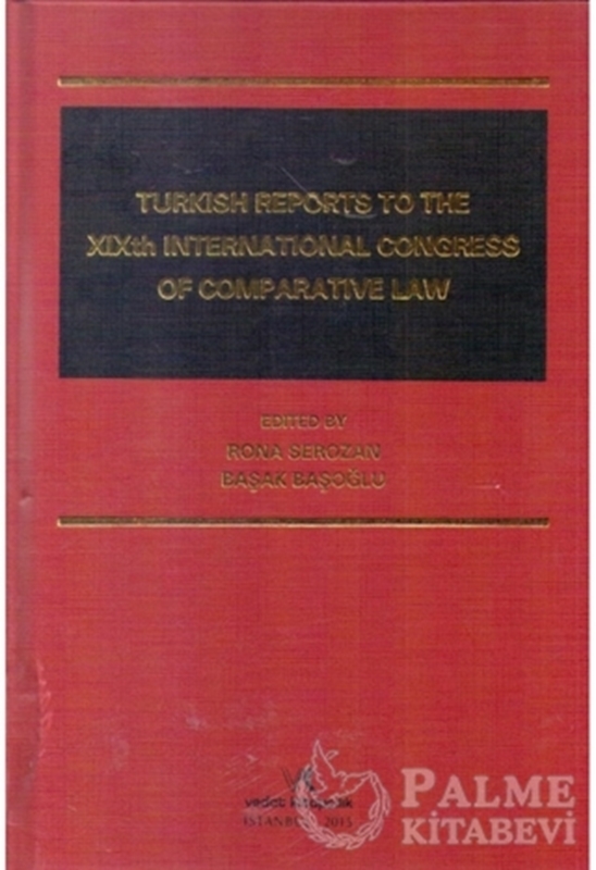 resm Turkısh Reports To The 19th Internatıonal Congress Of Comparatıve Law