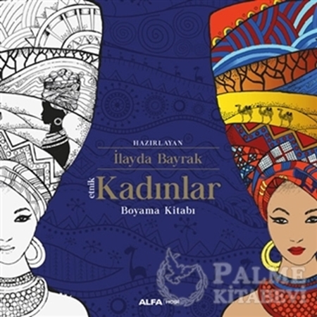 Resim Etnik Kadınlar Boyama Kitabı