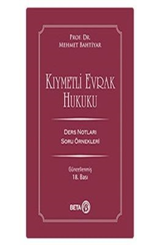 resm Kıymetli Evrak Hukuku