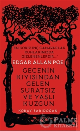 Resim Edgar Allan Poe - Gecenin Kıyısından Gelen Suratsız ve Yaşlı Kuzgun