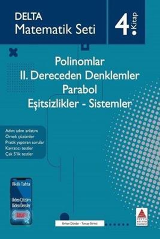 resm Matematik Seti 4.Kitap - Polinomlar-2. Dereceden Denklemler - Parabol - Eşitsizlikler - Sistemler