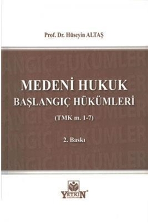 Resim Medeni Hukuk Başlangıç Hükümleri