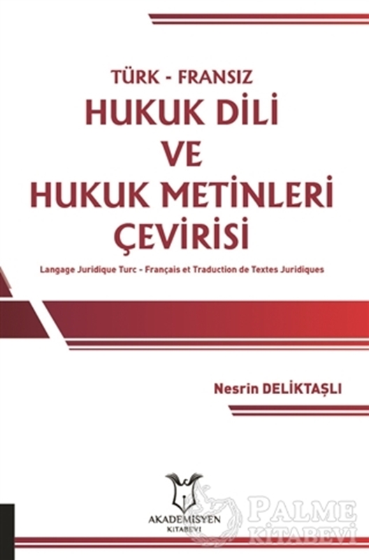 resm Türk-Fransız Hukuk Dili ve Hukuk Metinleri Çevirisi
