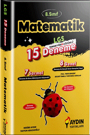 Resim LGS 8. Sınıf Matematik 15 Deneme