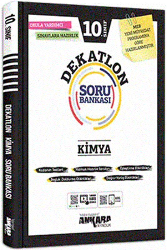 resm 10. Sınıf Kimya Dekatlon Soru Bankası
