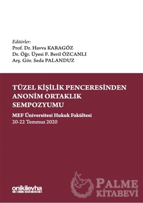 resm Tüzel Kişilik Penceresinden Anonim Ortaklık Sempozyumu
