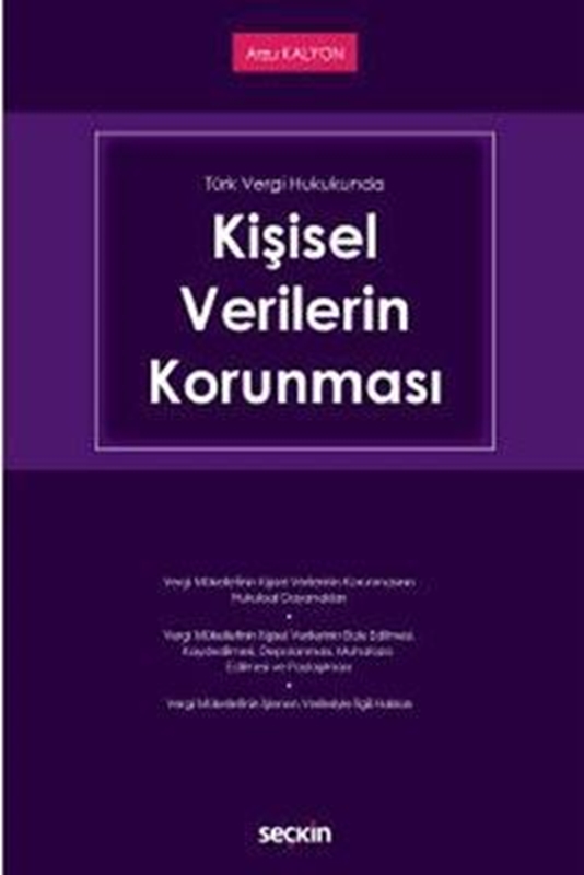 resm Türk Vergi Hukukunda Kişisel Verilerin Korunması