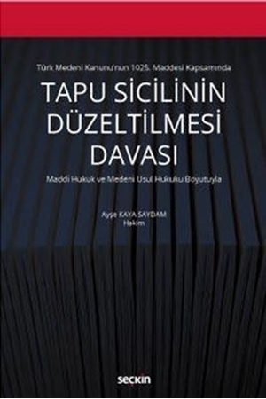 Resim Tapu Sicilinin Düzeltilmesi Davası
