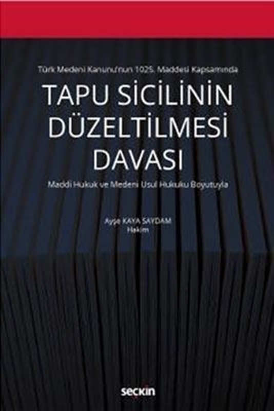 resm Tapu Sicilinin Düzeltilmesi Davası