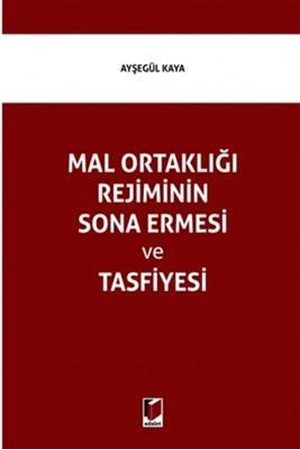 Resim Mal Ortaklığı Rejiminin Sona Ermesi ve Tasfiyesi