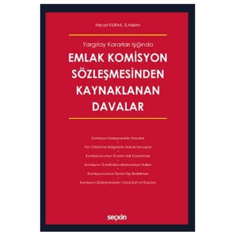 resm Emlak Komisyon Sözleşmesinden Kaynaklanan Davalar