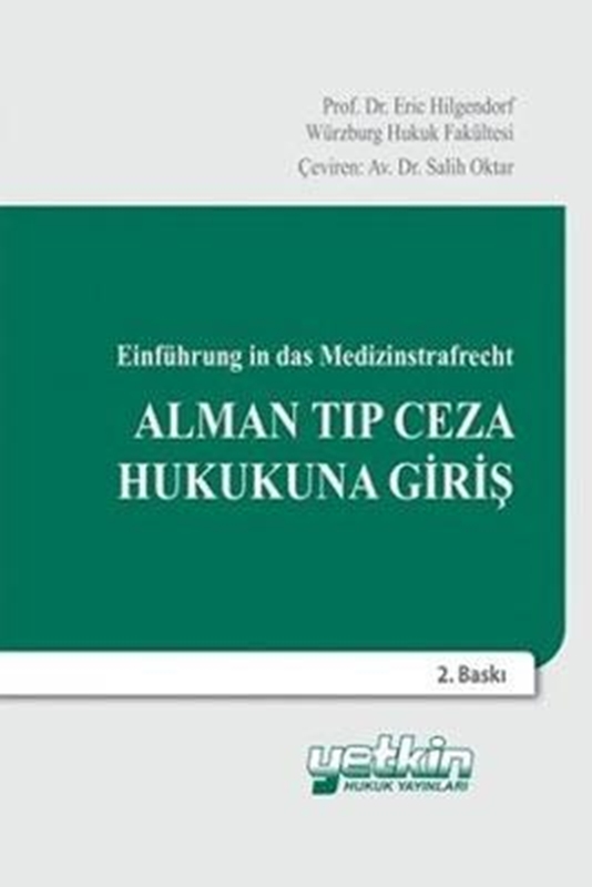 resm Alman Tıp Ceza Hukukuna Giriş