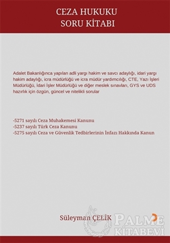 resm Ceza Hukuku Soru Kitabı