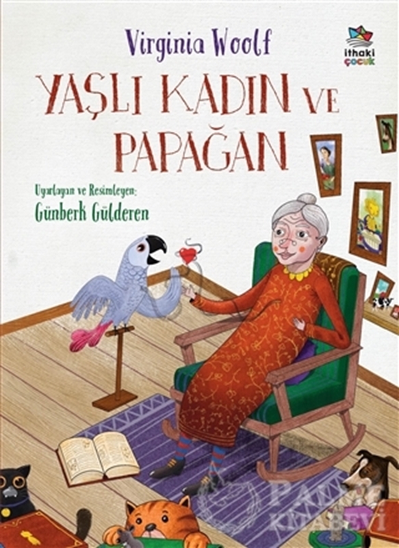 resm Yaşlı Kadın ve Papağan