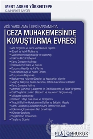 Resim Adil Yargılama İlkesi Kapsamında Ceza Muhakemesinde Kovuşturma Evresi