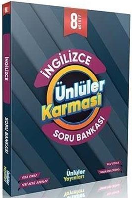 resm 8. Sınıf İngilizce Soru Bankası