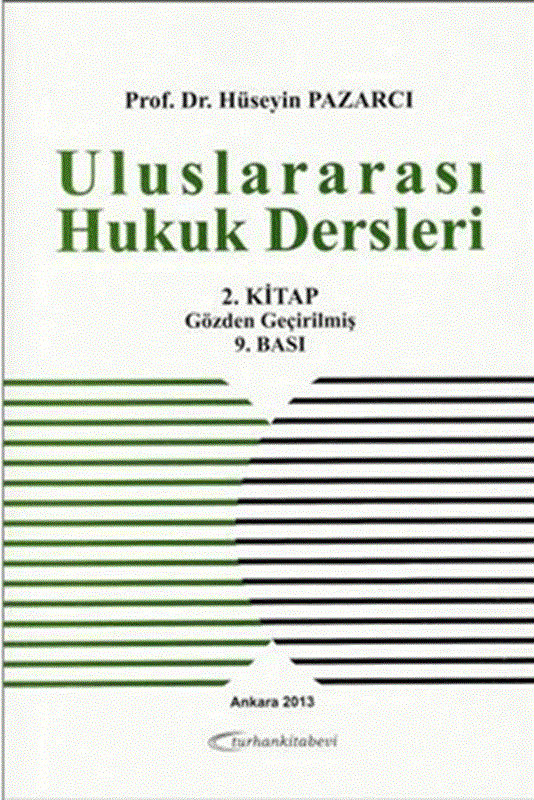 resm Uluslararası Hukuk Dersleri 2. Kitap