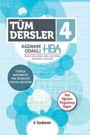 Resim 4. Sınıf Tüm Dersler Kazanım Odaklı HBA
