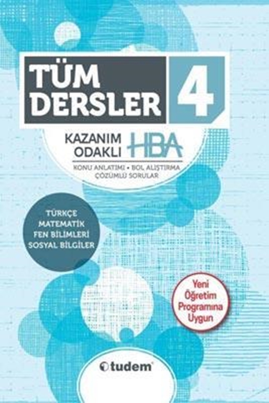 resm 4. Sınıf Tüm Dersler Kazanım Odaklı HBA