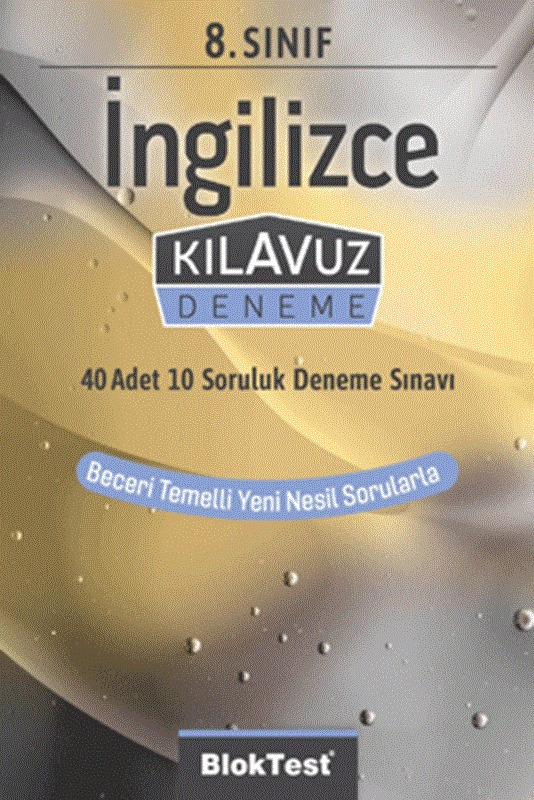 resm 8. Sınıf İngilizce Kılavuz Deneme
