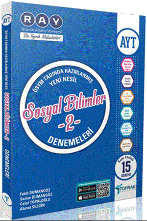 Resim Toprak Yayınları AYT Sosyal Bilimler-2 Deneme Kitabı