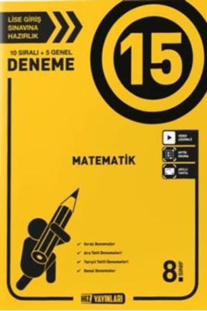 Resim 8.Sınıf Matematik 15'li Deneme