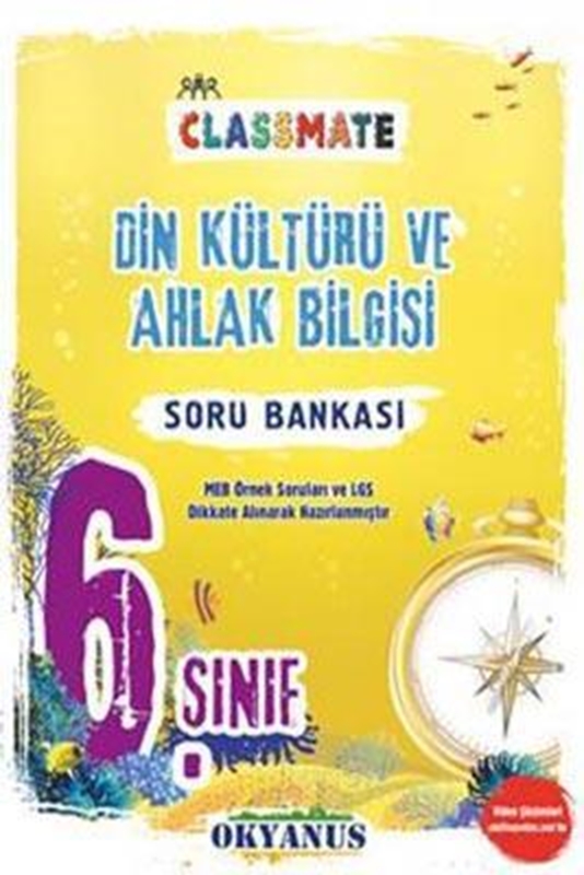 resm 6. Sınıf Din Kültürü ve Ahlak Bilgisi Classmate Soru Bankası