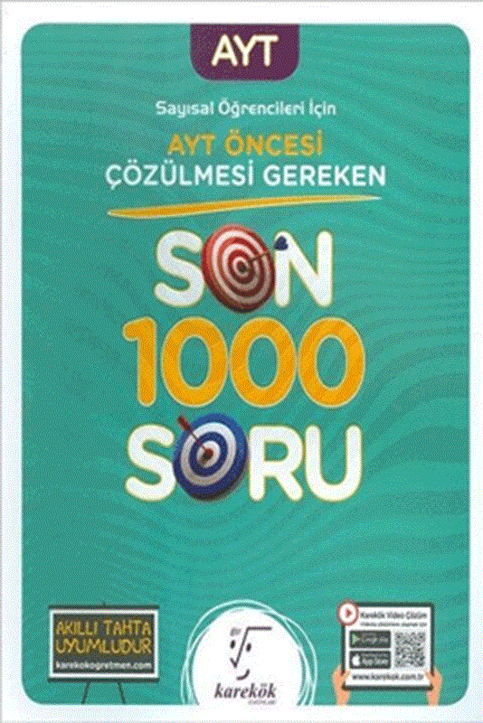 resm AYT Öncesi Çözülmesi Gereken Son 1000 Soru Sayısal