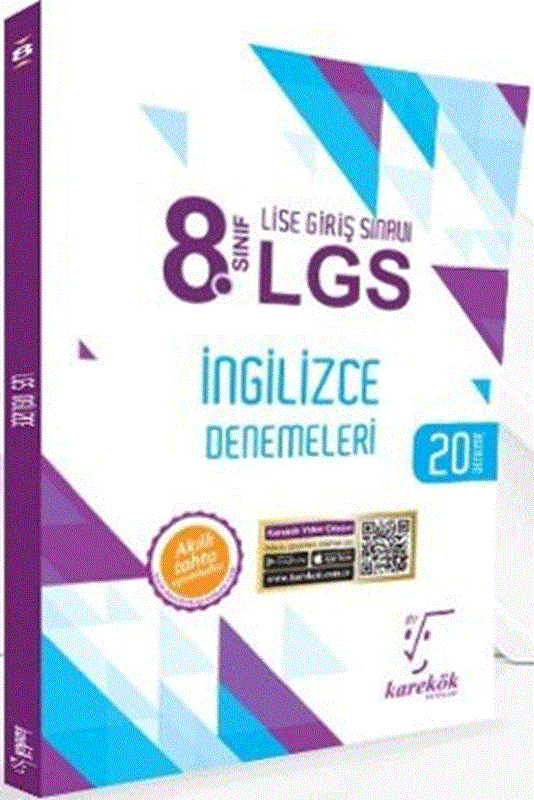resm 8. Sınıf LGS İngilizce 20 Deneme