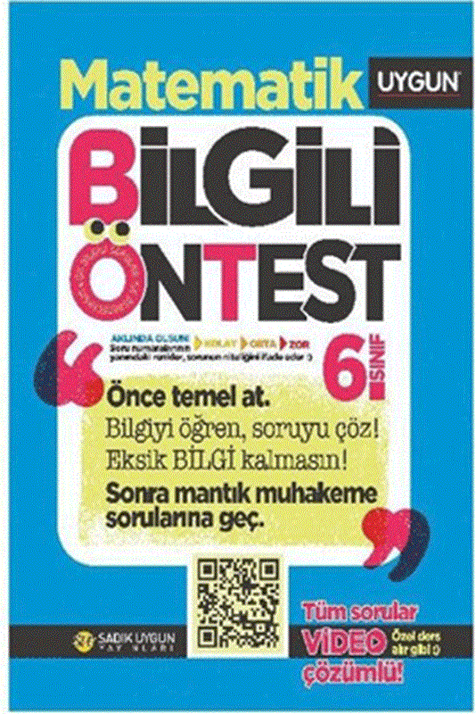 resm 6.Sınıf Bilgili Ön Test Matematik