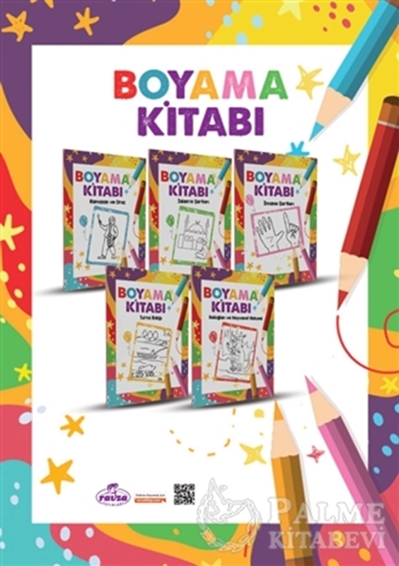 resm Boyama Kitabı (5'li Set)