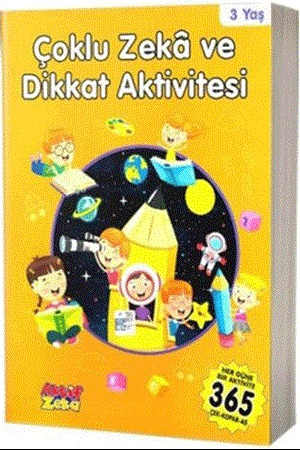 Resim Çoklu Zeka ve Dikkat Aktivitesi 3 Yaş