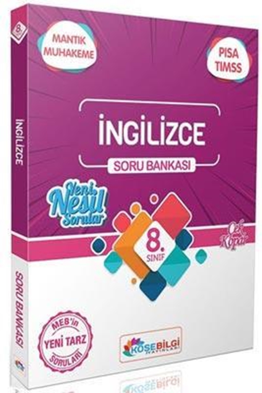 resm 8. Sınıf İngilizce Özet Bilgili Soru Bankası
