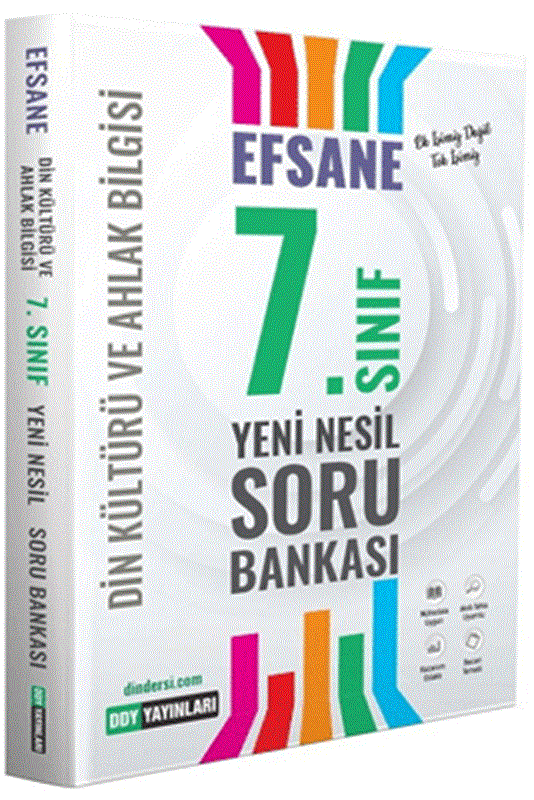 resm 7. Sınıf Din Kültürü ve Ahlak Bilgisi Efsane Soru Bankası