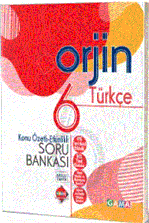 Resim 6.Sınıf Orjin Türkçe Konu Özetli Soru Bankası