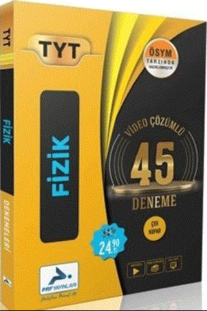 Resim TYT Fizik Video Çözümlü 45 Deneme