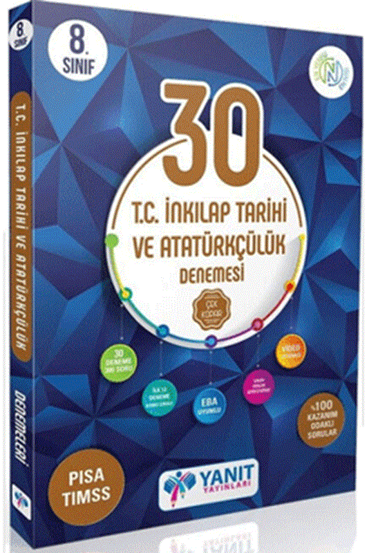 resm 8. Sınıf T.C. İnkılap Tarihi ve Atatürkçülük 30 lu Branş Denemesi